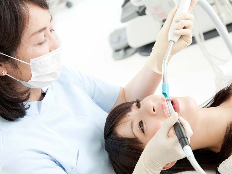 水雷射是牙科治療常用的工具